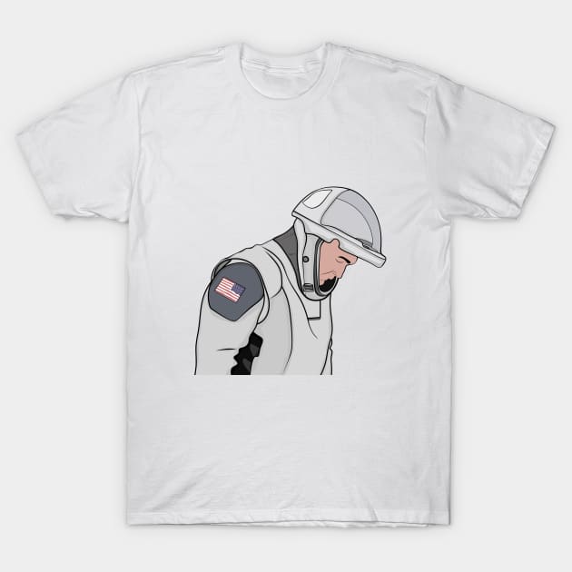 Astronaut SpaceX T-Shirt by Sqpine